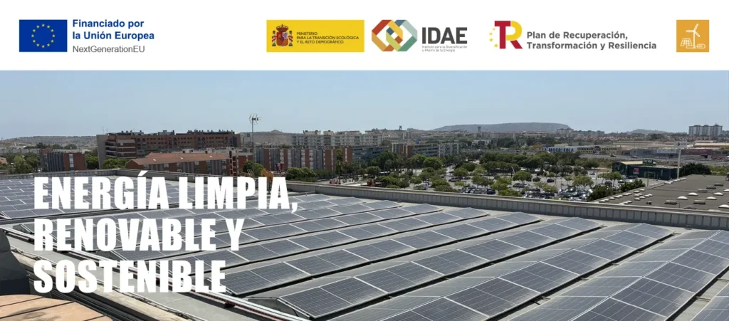 Proyecto acogido al programa de incentivos ligados al autoconsumo y almacenamiento, con fuentes de energÃ­a renovable, asÃ­ como a la implantaciÃ³n de sistemas tÃ©rmicos renovables
en el sector residencial en el marco del Plan de RecuperaciÃ³n, TransformaciÃ³n y Resiliencia, financiado por la UniÃ³n Europea â€“ NextGenerationEU.